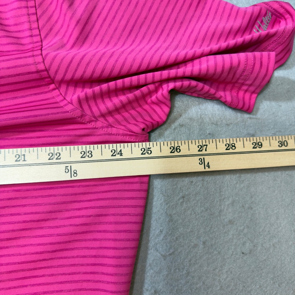 Walter Hagen Polo Shirt Mens XL Pink Good Striped Short Sleeve Golf Top - Picture 7 of 10
